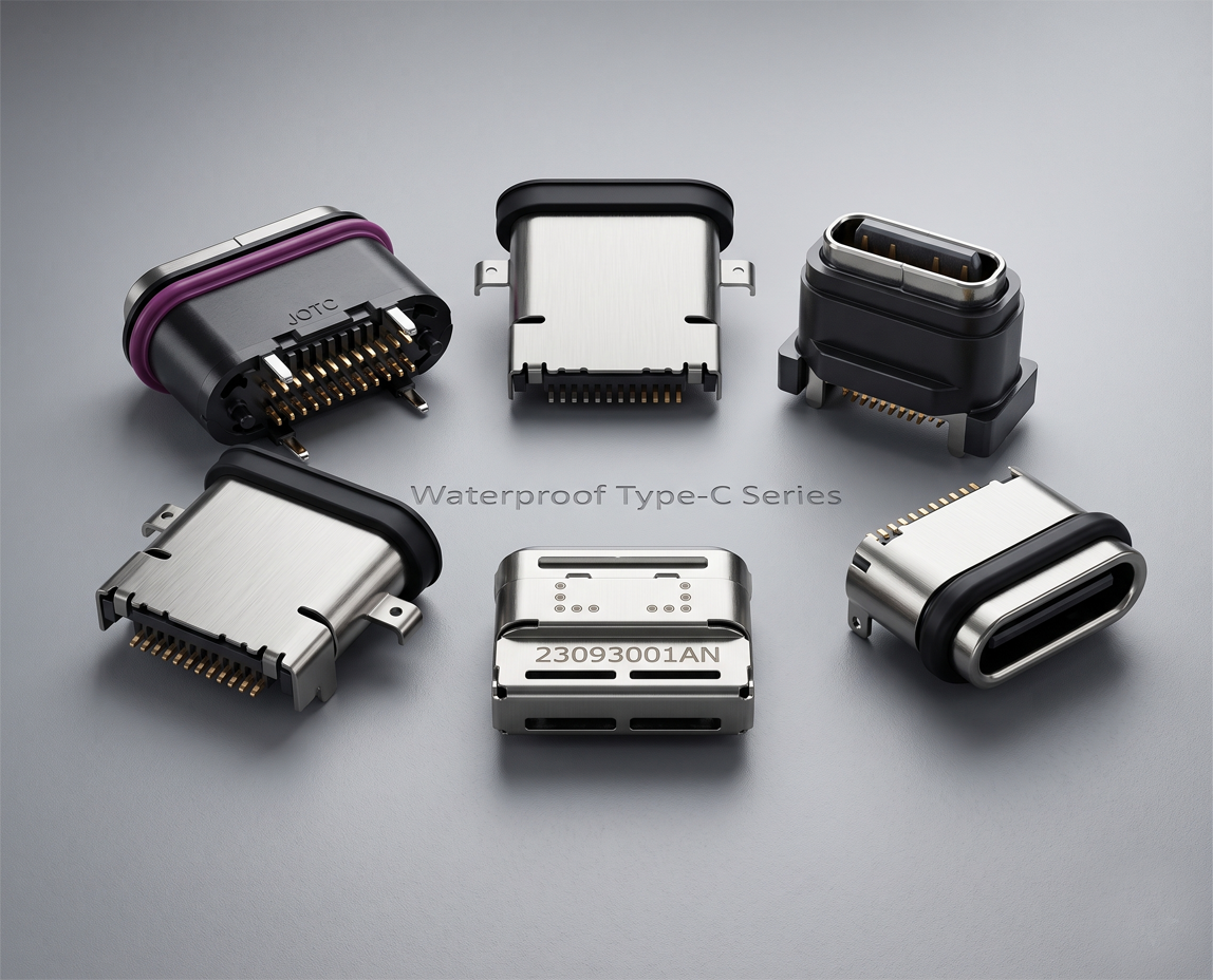 24핀 방수 USB Type-C 커넥터 라인업 이미지